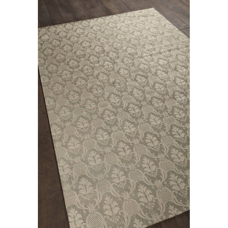 Vaishali Wool Floral Indoor Rug, 5' x 7'6"