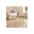  19.7-Inch Clear Bent-Glass Square End Table