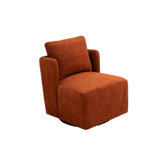 Tumi 24.41" Wide Swivel Barrel Chair, Accent Chair, Sofa Chair for Living Room