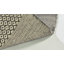 Tapis rayé ivoire / anthracite en coton tissé à plat à la main Bester-45789772