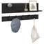Wall-Mounted Coat Rack With Shelf 90 X 15 X 36 Cm-827907262