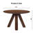 Dashaan 30'' Round Dining Table Set, Modern Kitchen Table Set With Dining Chairs For 4 Person-120464013