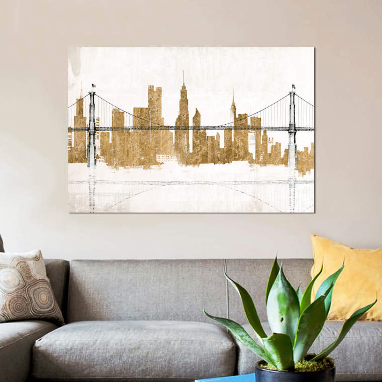 1 Piece Wrapped Canvas Wall Art, 66.04 cm H x 45.72 cm W x 3.175 cm D