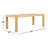 Block 84" Solid Wood Dining Table-87704098