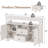 52.8" Rattan Sideboard