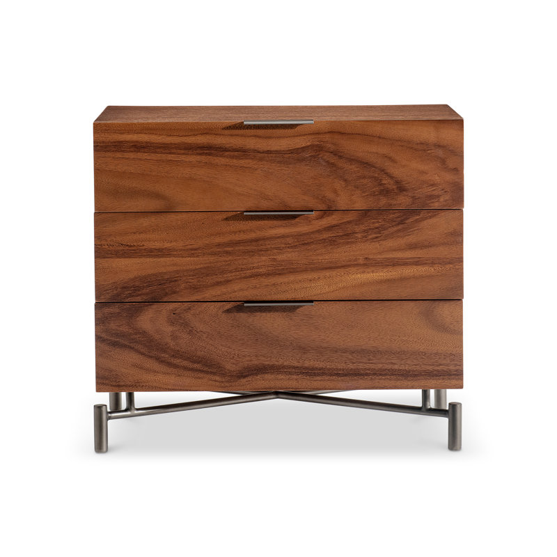 Bernhardt Brasea 3 Drawer Nightstand