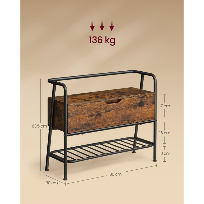Steel Storage Bench