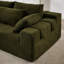 Canapé modulaire rembourré en chenille pour le salon, en forme de L de 108 po avec 6 coussins, canapé moderne au design élégant pour la chambre, option peu encombrante-973782807-973782806