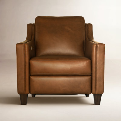 Flexsteel Finnegan Genuine Leather Accent Chair