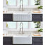 Évier de cuisine de 36 po x 20 po - Grille et crépine réversible, grand, réversible, grande cuve, intérieur profond de 10 po L 36 po x l 20 po avec insonorisation, chaleur, tache et égratignure