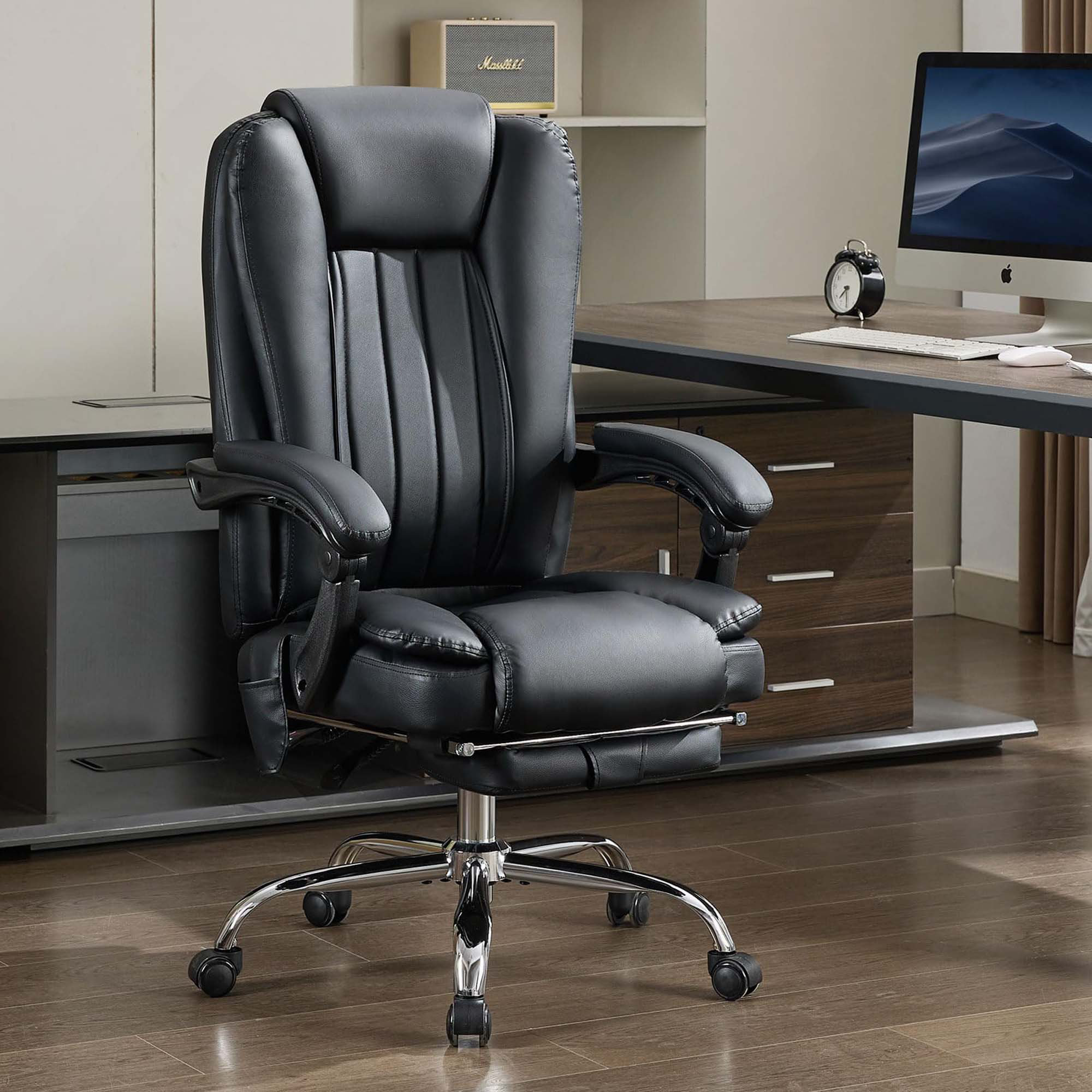 Office Chair Vinsetto Heated Massage Reclining Desk Chair With