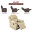 Canapé de salon en cuir recyclé beige-1153342900