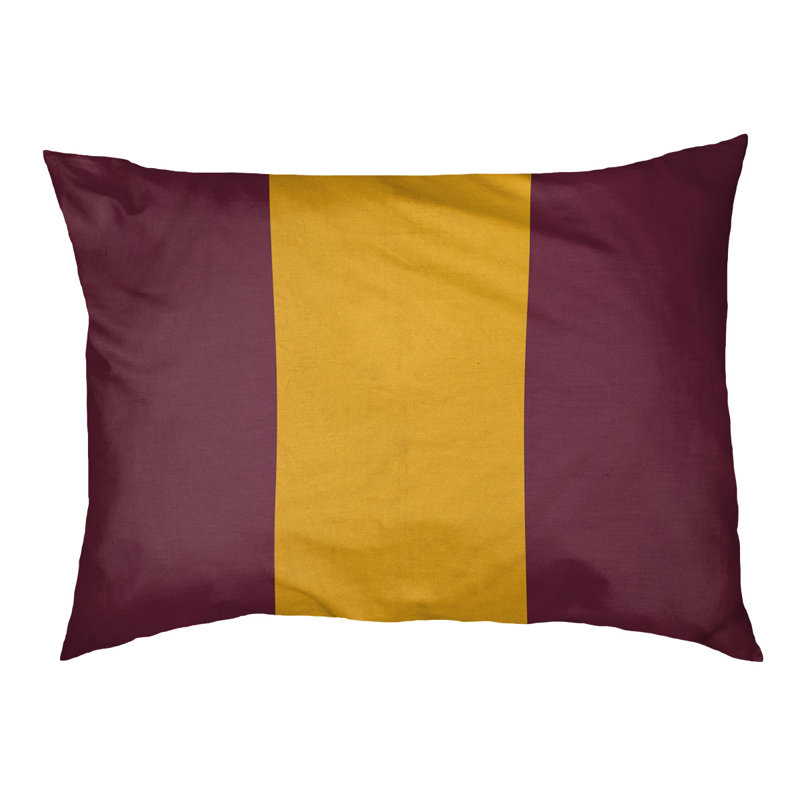 Coussin Cleveland, Grand (l 40 po x P 30 po x H 14 po), Vin / or / vin