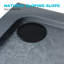 120W*80Dcm Rectangular Single Shower Base in Grey with Low-Profile Aesthetics Design and Non-Slip Feature-1912558996
