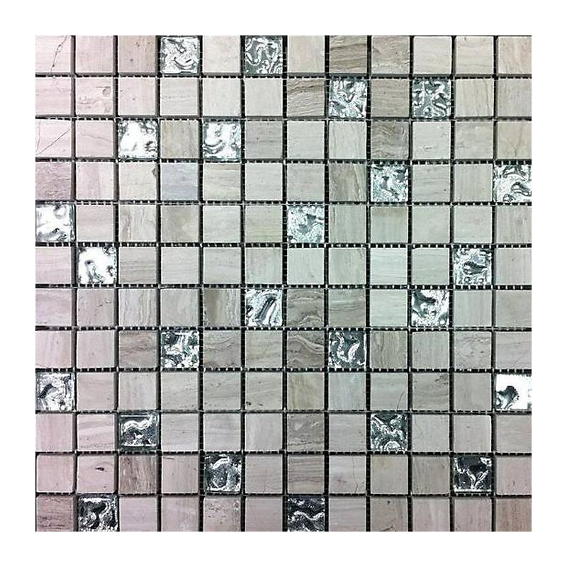 Carreau de mosaïque en verre pour mur et plancher