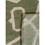 Vert | Tapis d'intérieur beige géométrique en laine noué à la main-194105604