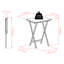 Ensemble de 4 tables-plateaux Adreanne-190493524