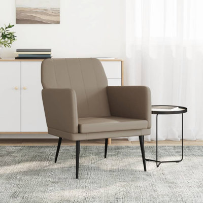 Ghada Faux Leather Armchair