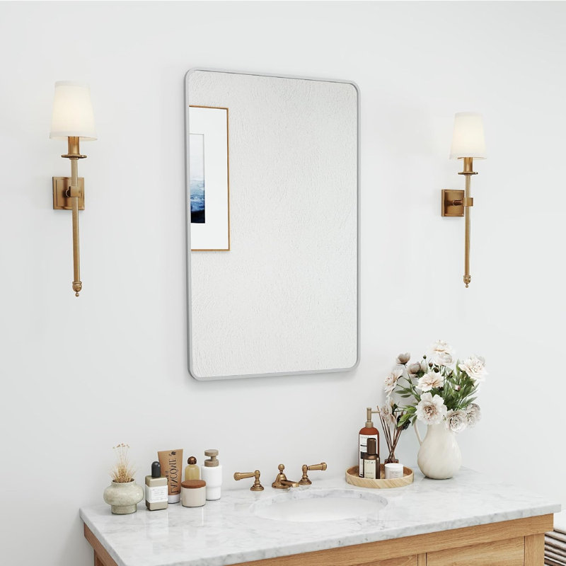 Miroir de salle de bain 30x20, Argent