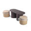 Kangaroo Solid Wood Coffee Table-461564699-461564700