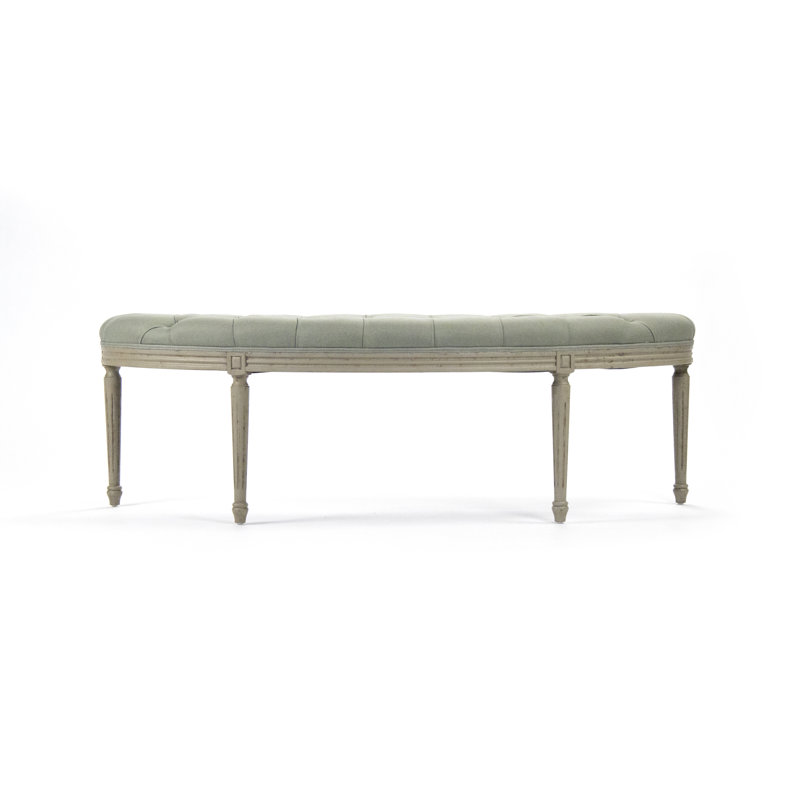 Bodil Upholstered Bench, Sage Green