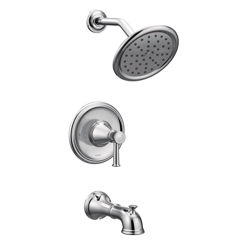 Robinet de baignoire et de douche avec poignée levier Belfield avec Posi-temp, Chrome