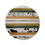 Nueva Raya Cowhide Striped Area Rug-316192441