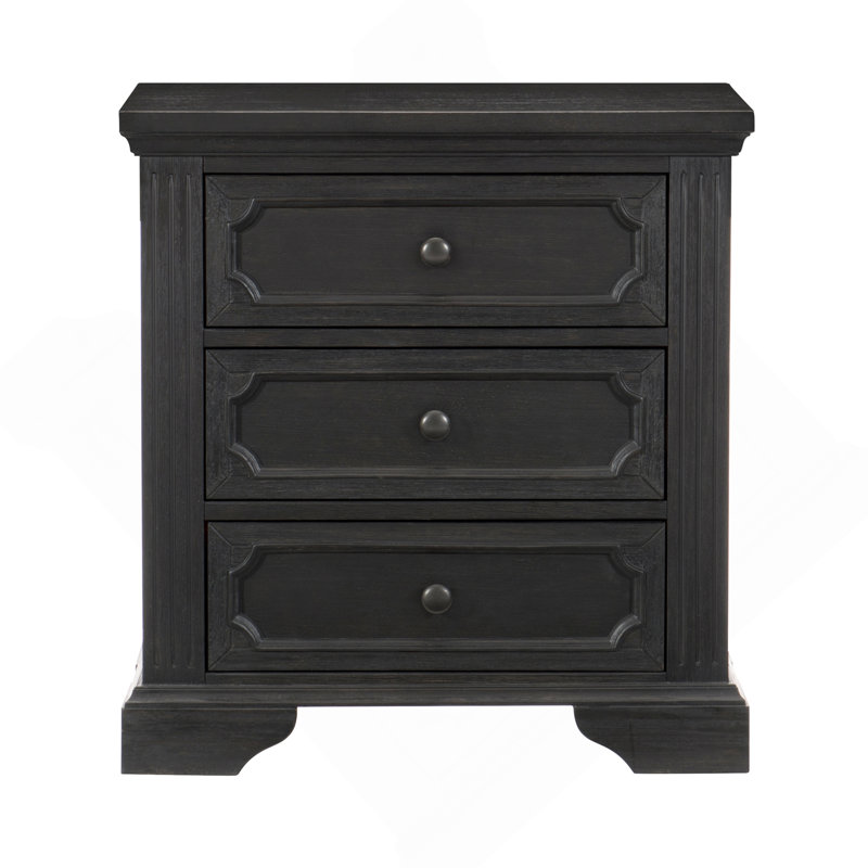 Table de chevet 3 tiroirs Traditional Design