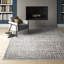Tapis géométrique ivoire / argent Bethlyn-33394293