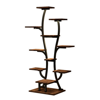 Metal Vase Shape Plant Rack With Multiple Grow Lights, Ideal For Indoor Showcase, Tree - Shaped Design Elegant Look, Easy To Put Together Stand Led Ga by TUOXIN