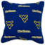 Kentucky Wildcats housse de coussin carrée/insert, West Virginia Mountaineers
