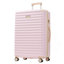 Ensemble de bagage 5 pièces avec ouverture frontale, valise de transport extensible rigide avec roulettes pivotantes, sac de rangement pour porte-gobelet et verrou USB