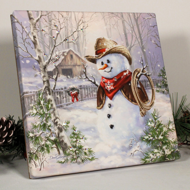 Imprimé Cowboy Frosty Pizazz avec cristaux éblouissants