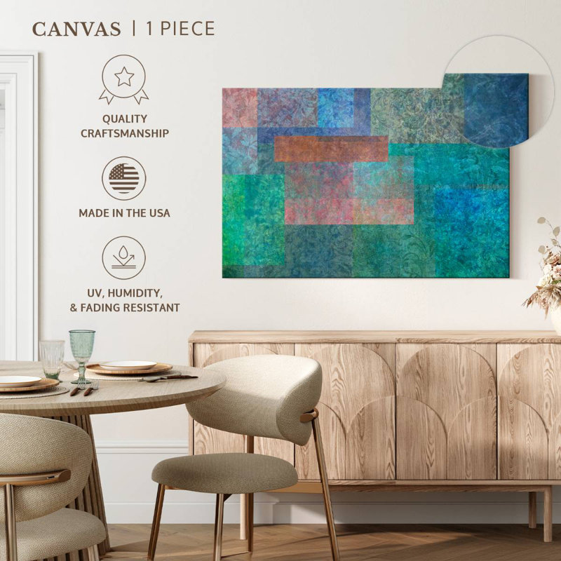 Avery Stylish Patterns Turquoise, 8" H x 12" W