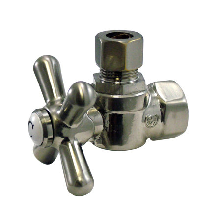 Quarter Decorative Turn Valves, Satin Nickel