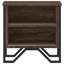 Alliyah 40cm W Metal Bedside Table-758425477