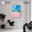 «Pink Court Palm», impression acrylique par Notoriart, prête à être accrochée-116873411