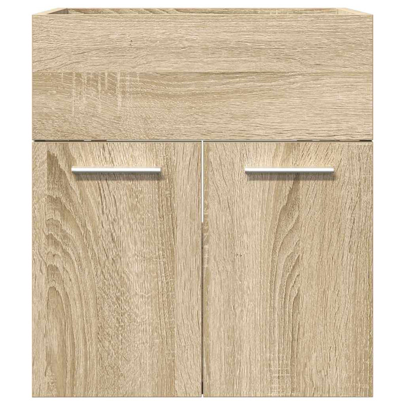 Eliona Bathroom Vanity Base Only, 46Cm H x 41Cm W x 38.5Cm D, Sonoma Oak