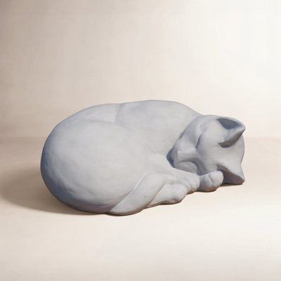 Classic Sleeping Cat Statue