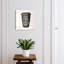 Key box for home, Opens to the right, 30x30x5, White, A modern mug with a funny inscription, 