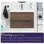 Meuble-lavabo mural simple 30 po avec plateau en résine Tarini-1855220075-1855220074