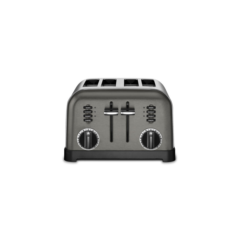 Cuisinart 4-slice Metal Classic Toaster, Black Stainless