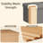 30" Folding Storage Ottoman Bench, Grey