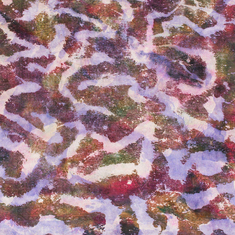Abstract Indoor Rug, Square 3'