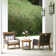 Colden Teak Wicker 2 - Person Seating Group with Cushions