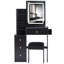 Table de chevet avec armoire de chevet-2023511391