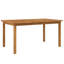 Espen 4 - Person Acacia Solid Wood Patio Dining Set Rectangular Table