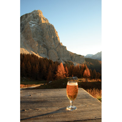 Glass of Beer 1 Piece Wrapped Canvas Wall Art