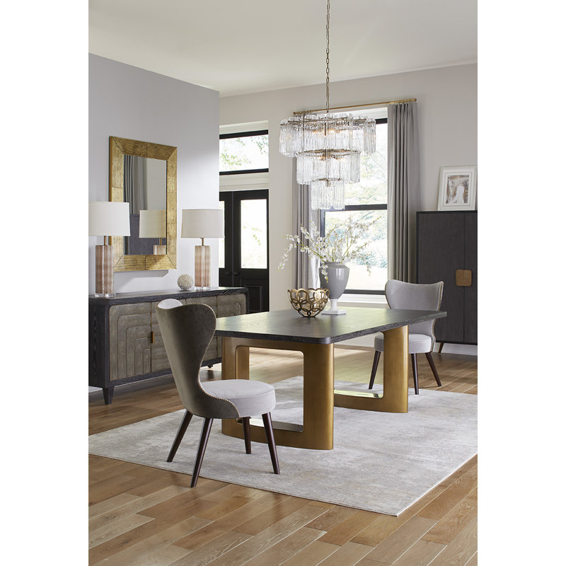 Lancaster Dining Table, Black Limed Ash