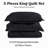 Microfiber Embossed Oversized Modern & Contemporary Bedspread Set With Shams-124114352-124114362